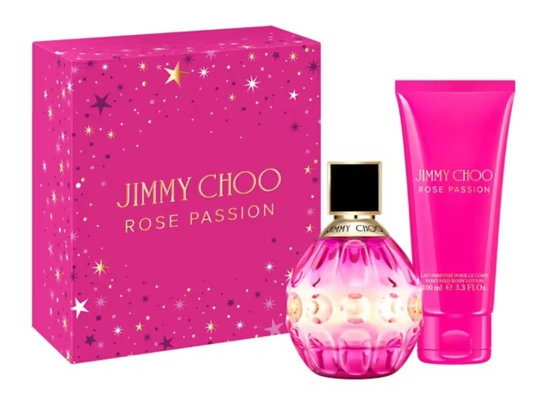 Jimmy Choo Rose Passion Gift Set Eau de Parfum 60ml & Body Lotion 100ml
