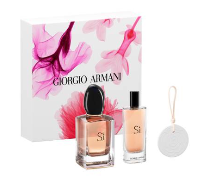 Giorgio Armani Si Eau De Parfum  gift set  for her 50ml and 15ml