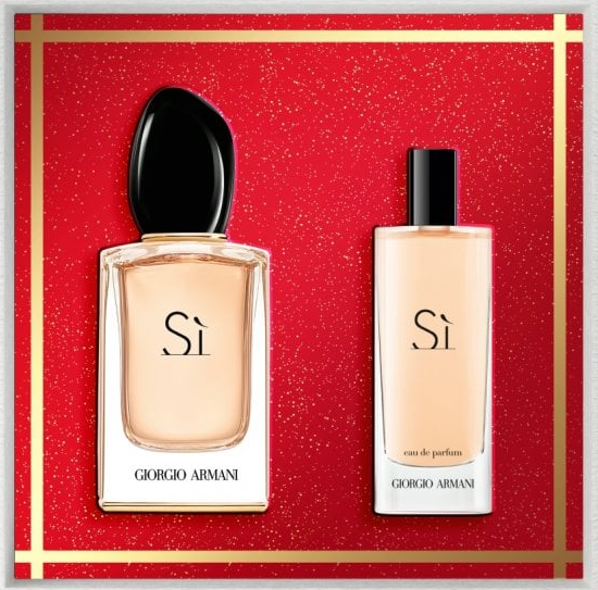 Giorgio Armani Si Eau De Parfum 50ml 15ml Gift Set For Her