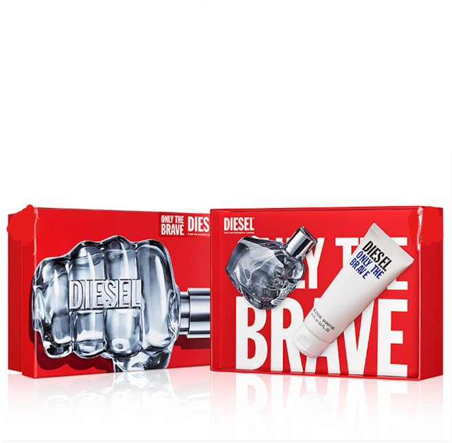 Diesel Only The Brave Eau De Toilette 50ml Gift Set