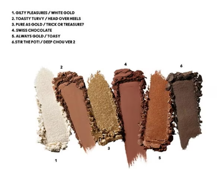 Mac Squall Goals Eye Shadow Palette x6  Cabin Fever  6.25g
