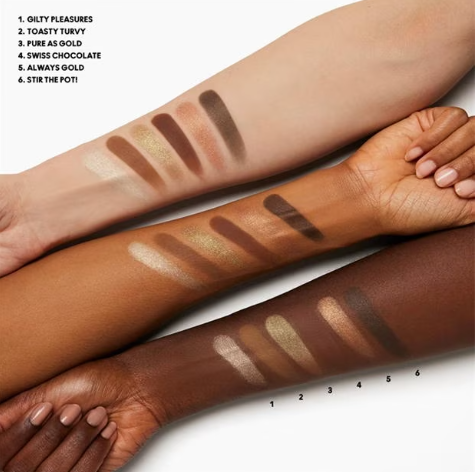 Mac Squall Goals Eye Shadow Palette x6  Cabin Fever  6.25g