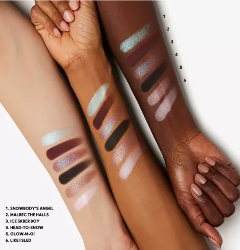 Mac Squall Goals Eye Shadow Palette x 6  Sparkle Storm  6.25g