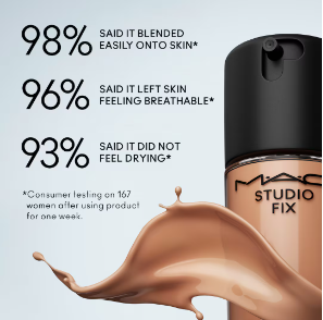 Mac Studio Fix Fluid SPF15 Matte Foundation 30ml - Shade : NC30