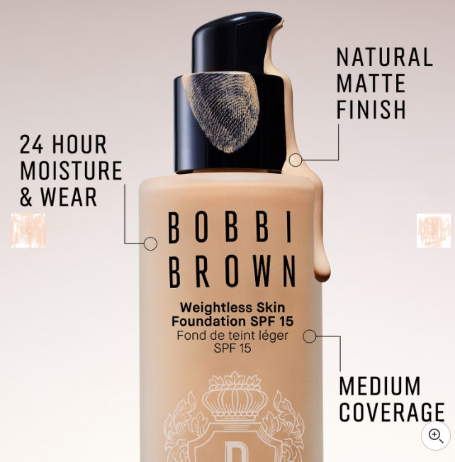 Bobbi Brown Weightless Skin Foundation SPF15 30ml - Shade : N-052 Natural