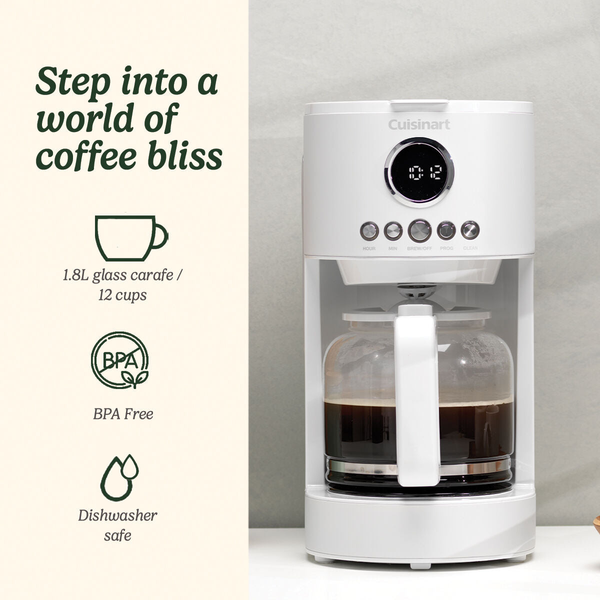 Cuisinart Drip Filter Coffee Maker DCC780WU