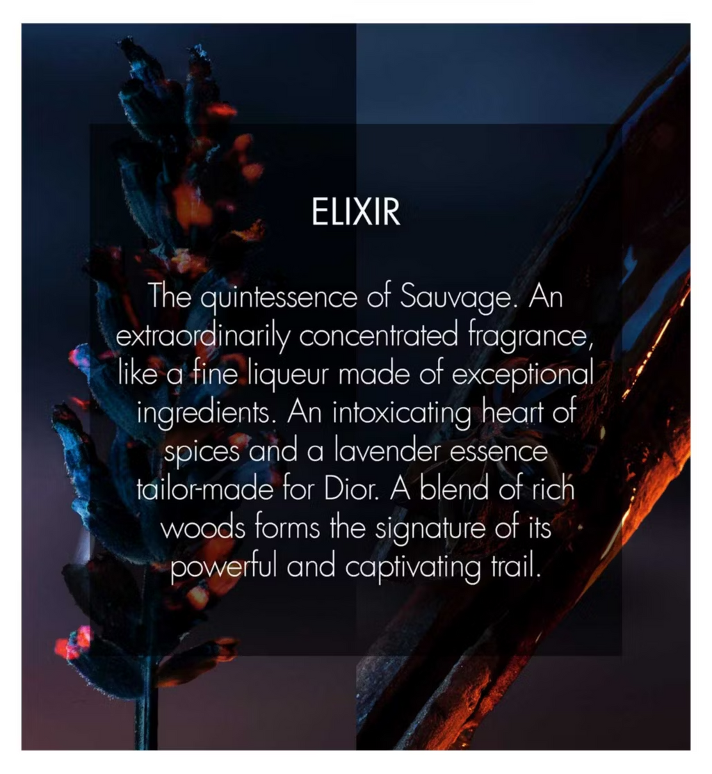 Dior Sauvage Elixir Vaporisateur Spray 100ml