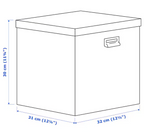 TJOG Storage Box with Lid - Dark Beige