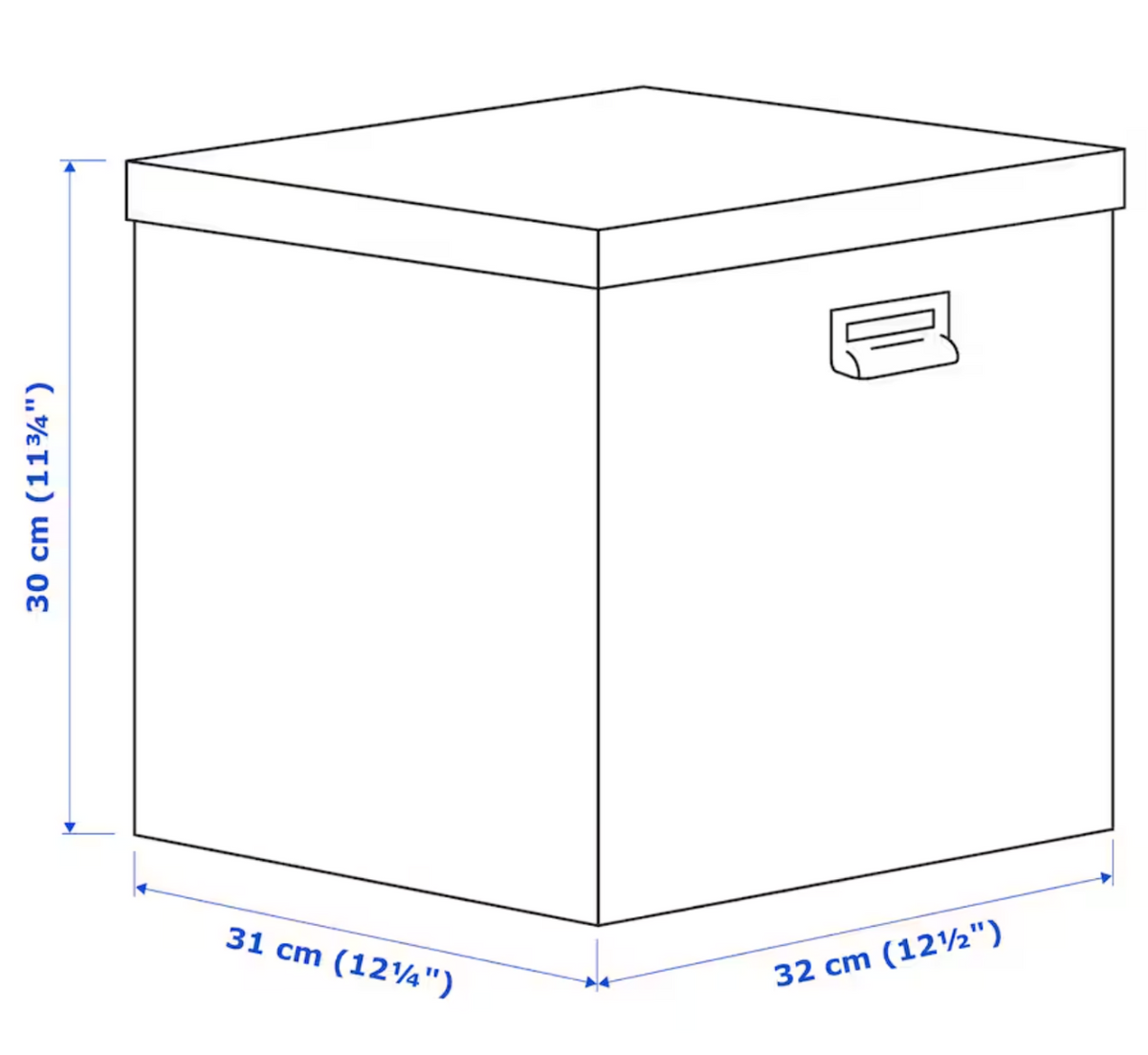 TJOG Storage Box with Lid - Dark Beige