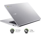ACER 314 14" Chromebook - MT8183C, 64GB eMMC Storage, 4GB RAM, Pure Silver