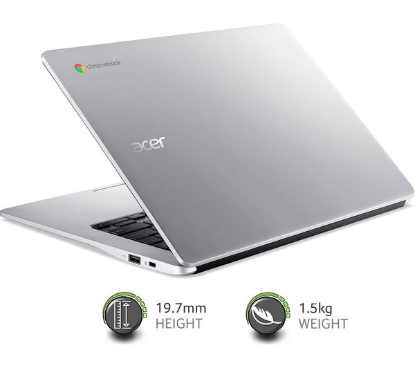 ACER 314 14" Chromebook - MT8183C, 64GB eMMC Storage, 4GB RAM, Pure Silver