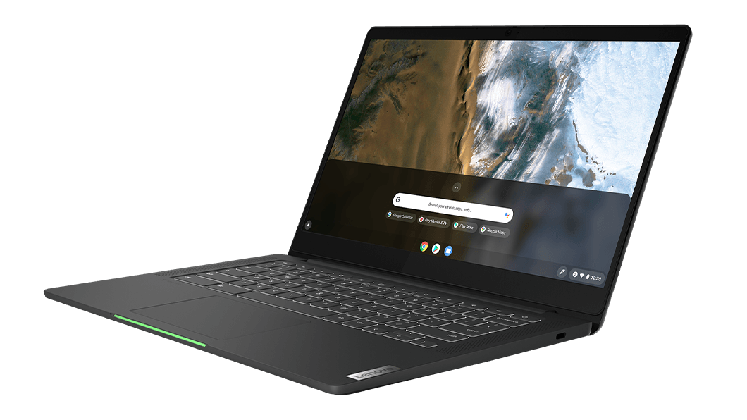 Lenovo IdeaPad 5 Chromebook Laptop, Intel Core i3 Processor, 4GB RAM, 128GB SSD, 14" Full HD, Storm Grey