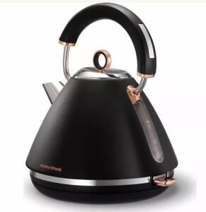 MORPHY RICHARDS Accents 102105 Traditional Kettle - Black & Rose Gold