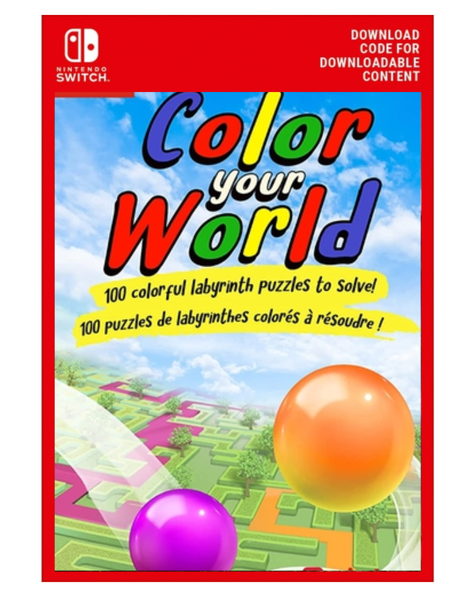 Color Your World Nintendo Switch Instant Digital Download