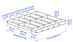 UPPDATERA Adjustable organiser for drawer