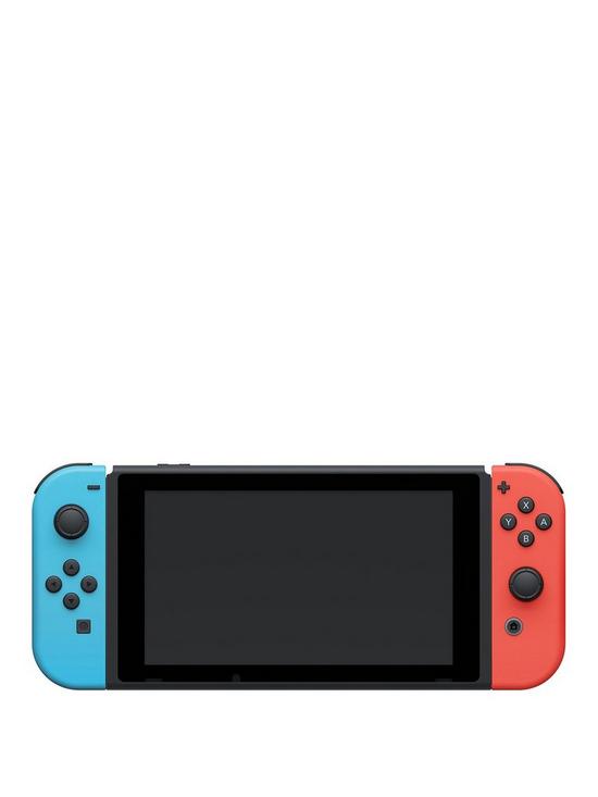 Nintendo Switch Neon Red/Blue with Improved Battery Life