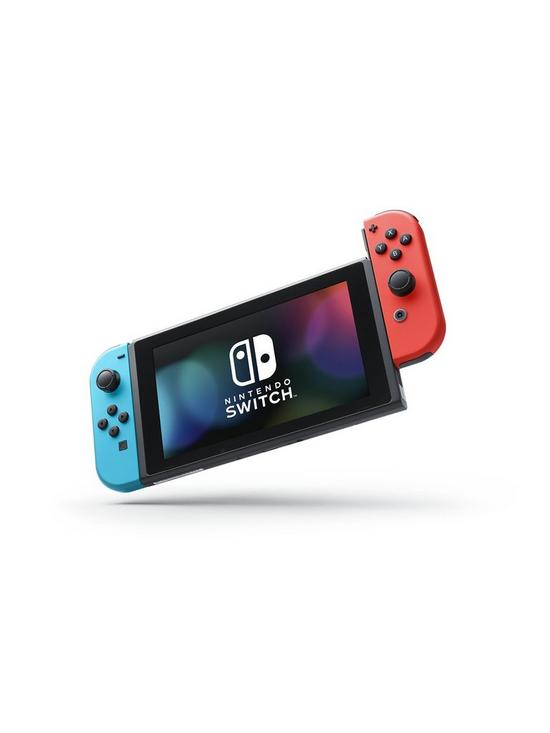 Nintendo Switch Neon Red/Blue with Improved Battery Life
