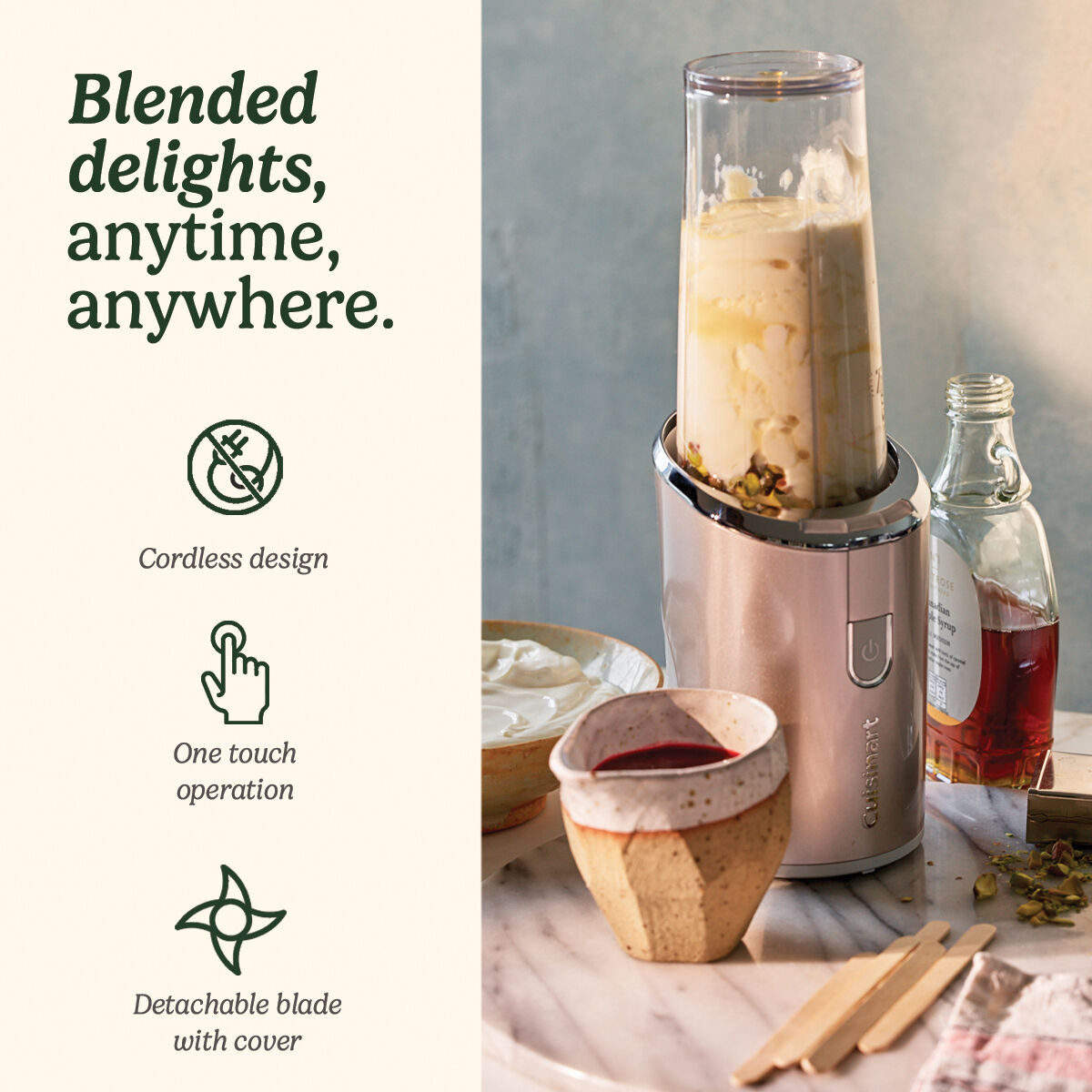 Cuisinart Cordless On The Go Blender RPB100U