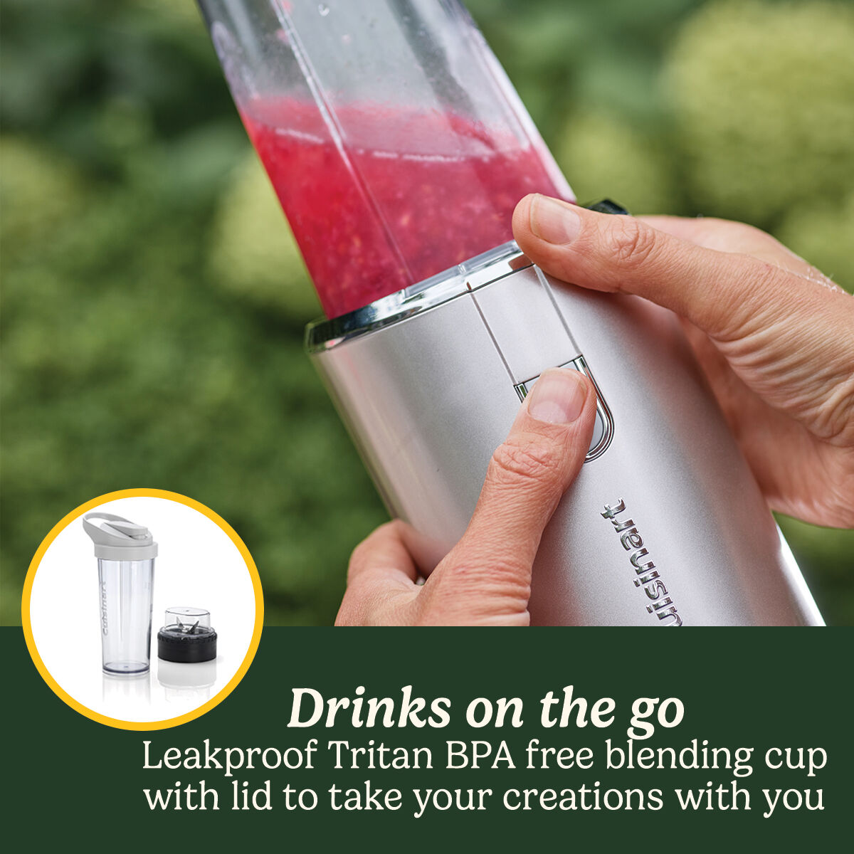 Cuisinart Cordless On The Go Blender RPB100U