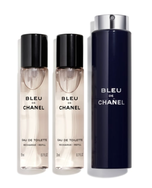 Chanel Bleu de Chanel Refillable Eau De Toilette Travel Spray, 3 x 20ml