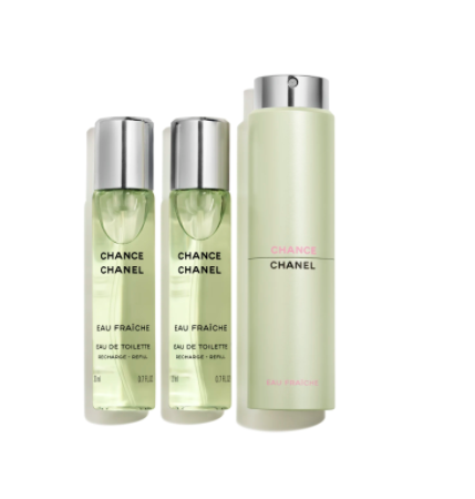 Chanel Chance Eau Fraiche Eau De Toilette Twist And Spray 3x20ml