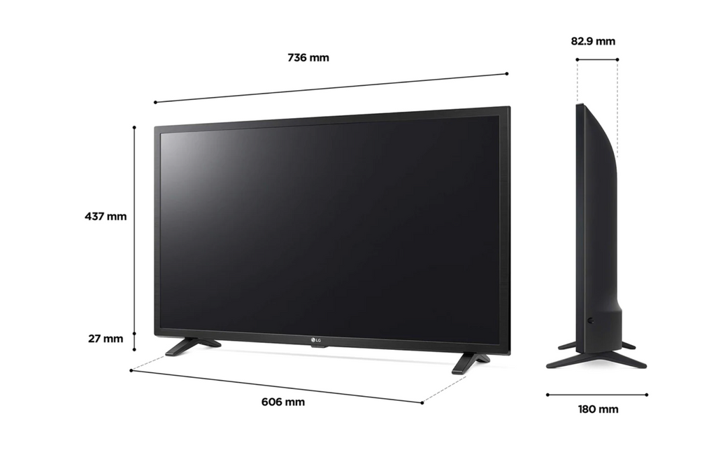 LG Smart 32" 32LQ63006LA TV - Black