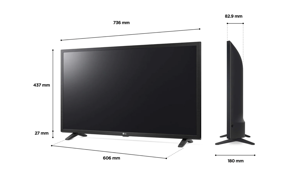 LG Smart 32" 32LQ63006LA TV - Black