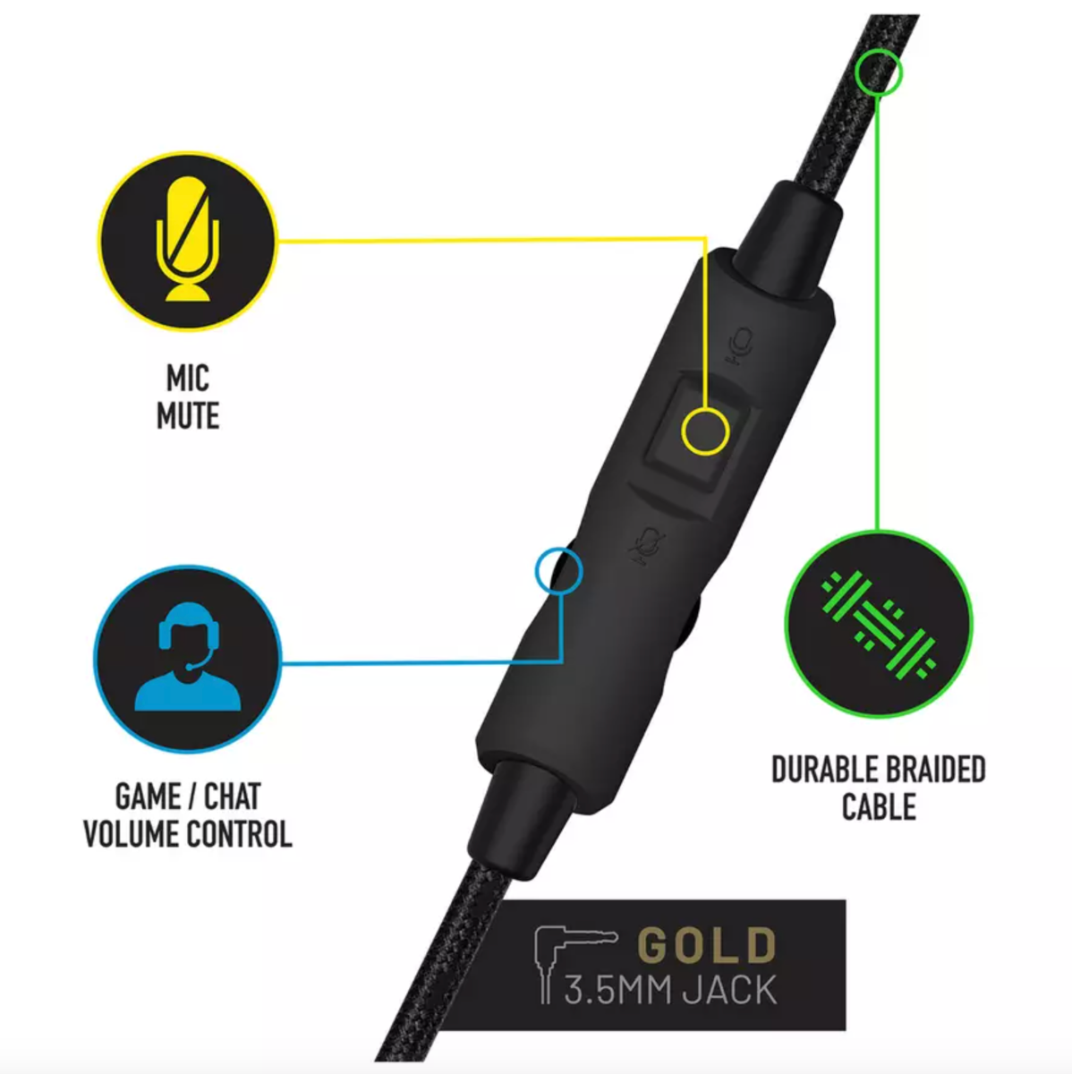 STEALTH C6-100 Light Up Gaming Headset