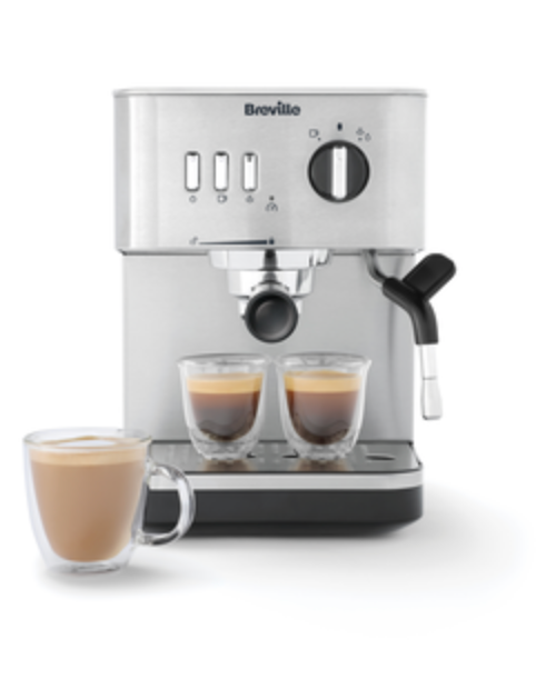 Breville Bijou Coffee Machine - Silver