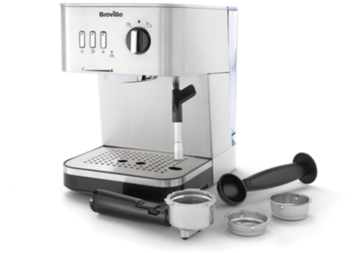 Breville Bijou Coffee Machine - Silver