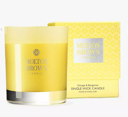 Molton Brown Lemon & Mandarin Single Wick Candle 180g