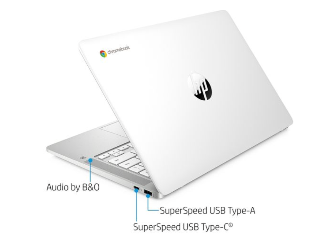 HP 14" Chromebook - Intel Pentium Silver 128GB eMMC, 8GB RAM