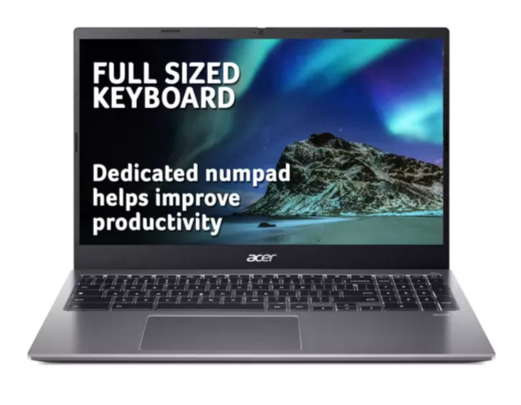 ACER 515 15.6" Chromebook & Mouse Bundle - Intel® Core™ i3, 128 GB SSD, 8GB Ram , Grey