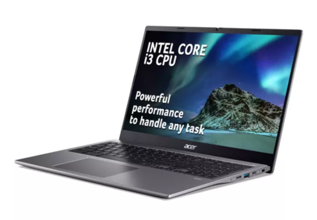 ACER 515 15.6" Chromebook & Mouse Bundle - Intel® Core™ i3, 128 GB SSD, 8GB Ram , Grey