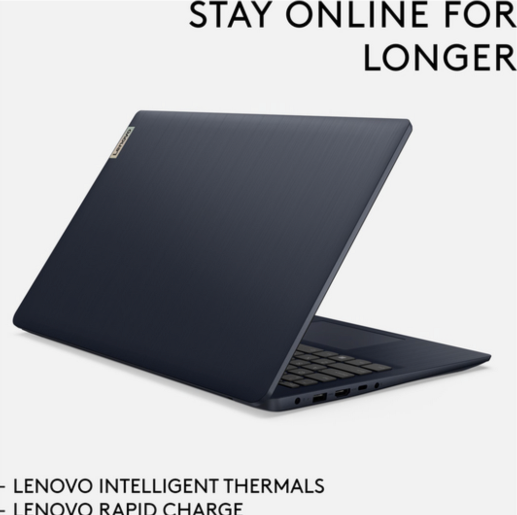 LENOVO IdeaPad 3 15.6" Laptop - AMD Ryzen 3, 4GB Ram, 128 GB SSD, Blue