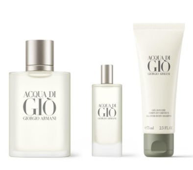 Giorgio Armani Acqua Di Gio Eau De Toilette 100ml 3 Piece Gift Set