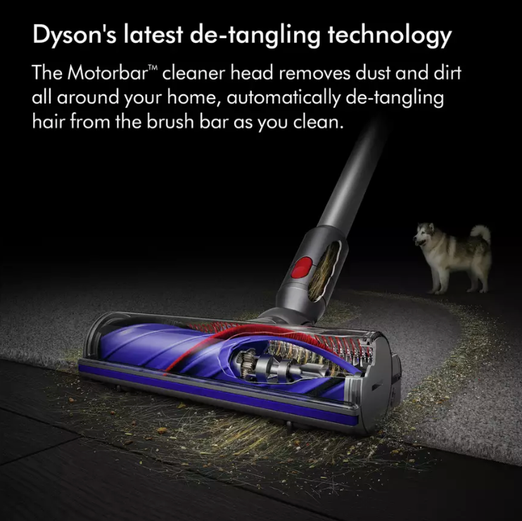 Dyson V8 Pet Cordless Vacuum Cleaner - Silver Nickle