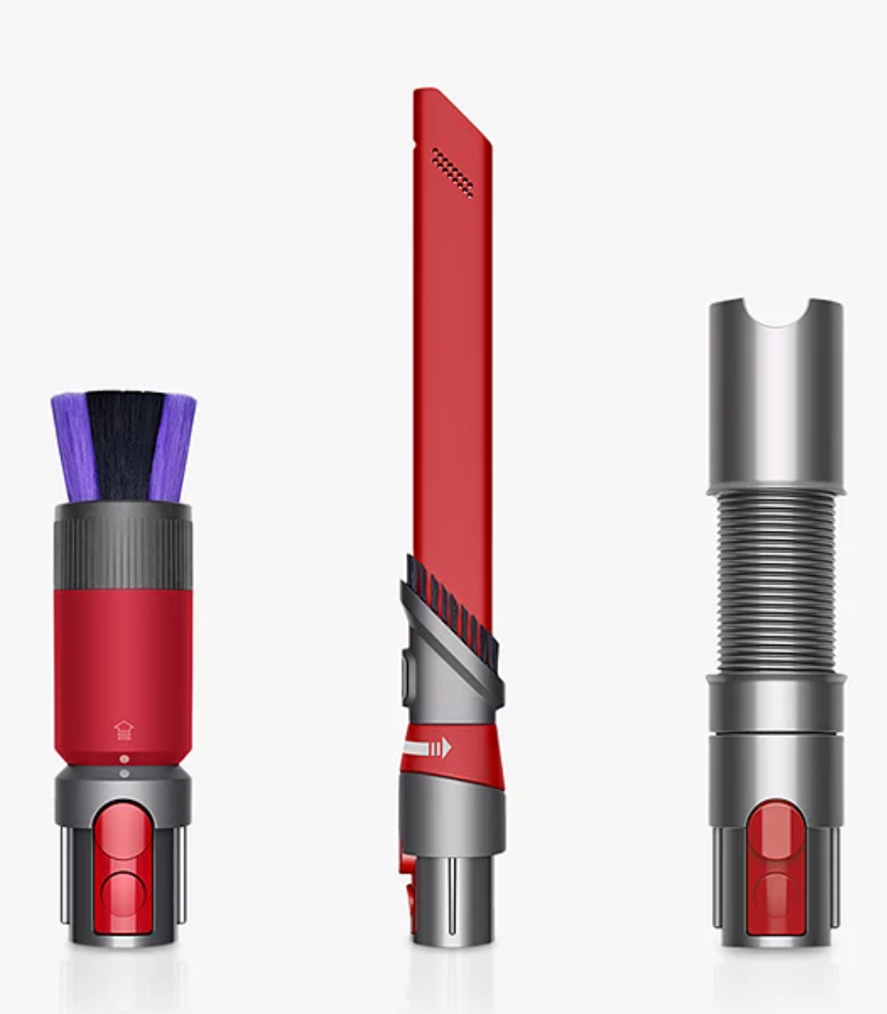 Dyson Detail Cleaning Kit - Grey/Red