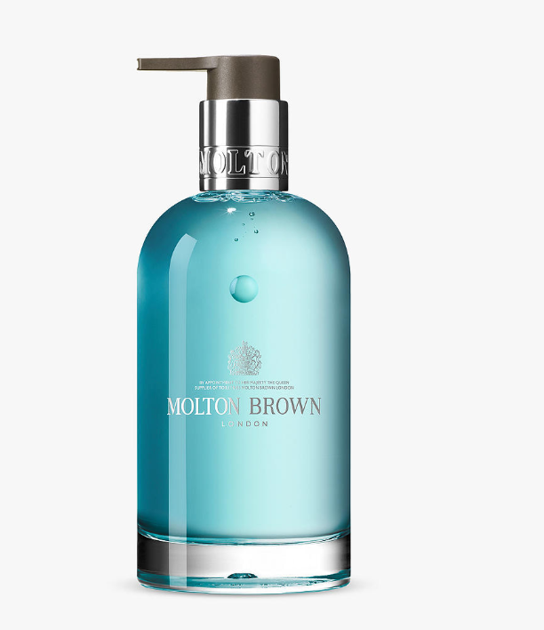 Molton Brown Coastal Cypress & Sea Fennel Fine Liquid Hand Wash Glass Bottle, 200ml