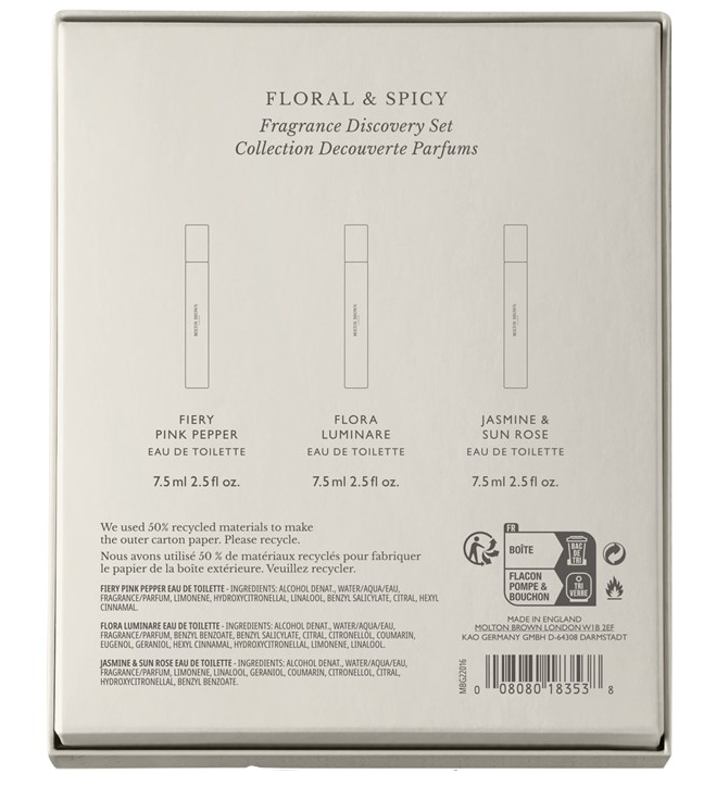 Molton Brown Floral & Spicy Fragrance discovery Set