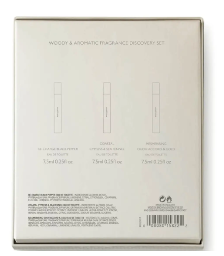 Molton Brown Woody & Aromatic Fragrance Discovery Set