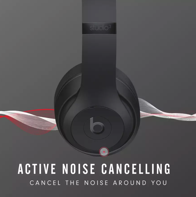 Beats Studio3 Over-Ear Wireless Headphones - Black