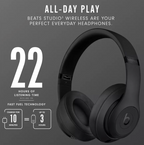 Beats Studio3 Over-Ear Wireless Headphones - Black