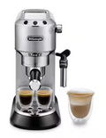 De'Longhi Dedica Style Pump Espresso Coffee Machine - Silver