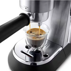 De'Longhi Dedica Style Pump Espresso Coffee Machine - Silver