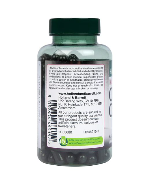Holland & Barrett Activated Charcoal 120 Capsules