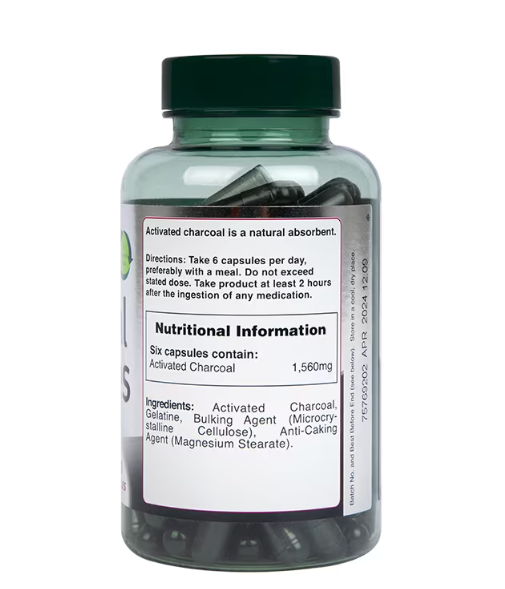 Holland & Barrett Activated Charcoal 120 Capsules