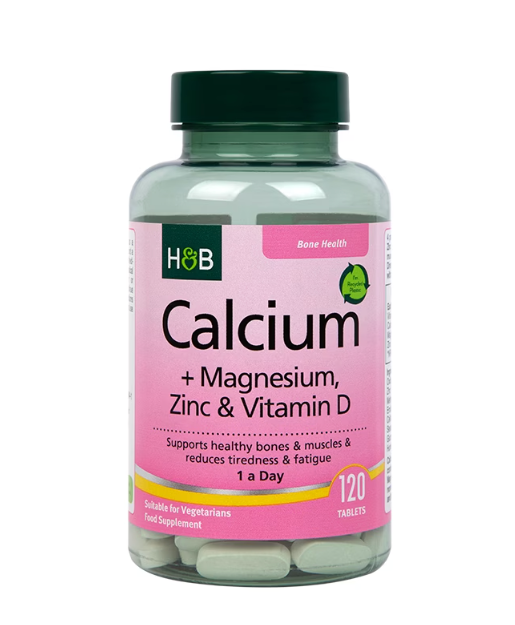 Holland & Barrett Calcium Magnesium Vitamin D & Zinc 120 Tablets