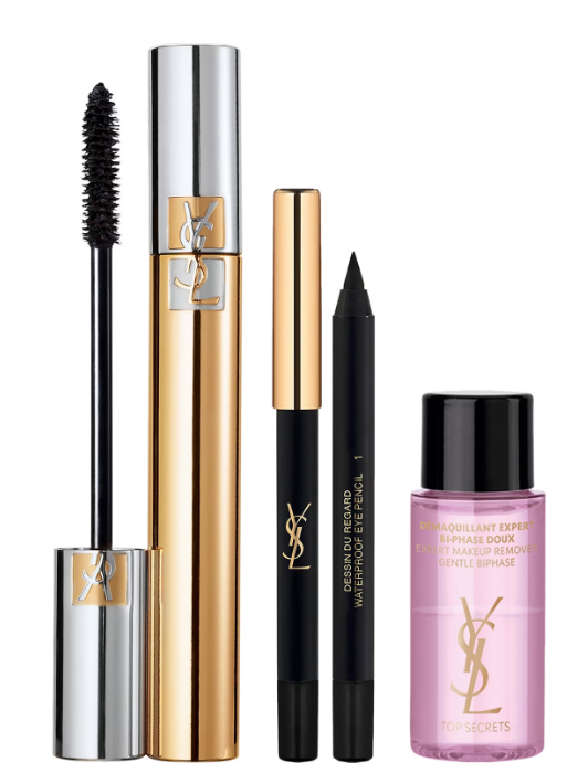 Yves Saint Laurent Mascara Faux Effect Cills, Mini Dessin du Rouge and Biphase Set (Worth £49.00)