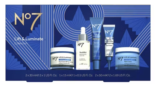 No7 Lift and Luminate Collection 5 Piece Gift Set